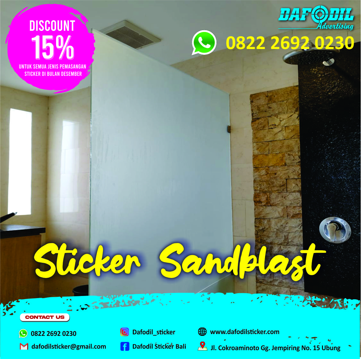 Dafodil Sticker Sandlast Bali STICKER SANDBLAST BALI – JASA STICKER ...